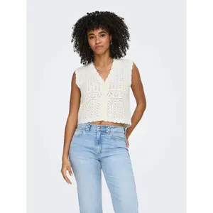Women's V-Neck Gilet Only Irina image-2