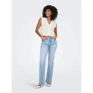 Women's V-Neck Gilet Only Irina image-4