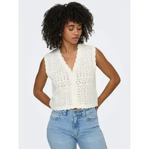 Women's V-Neck Gilet Only Irina image-5