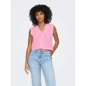 Women's V-Neck Gilet Only Irina image-2