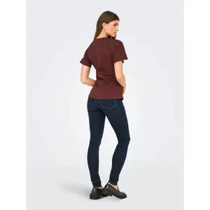 Women's T-shirt Only Marie Ruching Top image-4