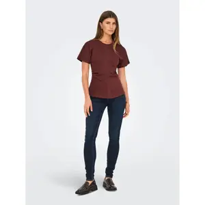 Women's T-shirt Only Marie Ruching Top image-1