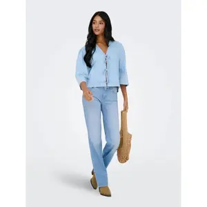 Straight Jeans for Women Only Blush image-2