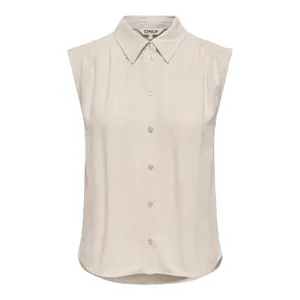 Women's sleeveless linen shirt Only Siesta image-0