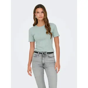 Women's round-neck T-shirt Only Tenna image-1