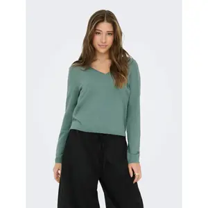 Women's V-neck sweater Only Loyal image-1