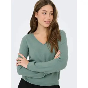 Women's V-neck sweater Only Loyal image-3