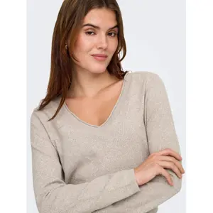 Women's V-neck sweater Only Loyal image-4