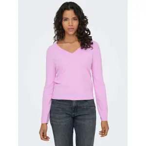 Women's V-neck sweater Only Loyal image-2