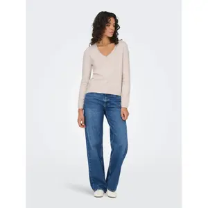 Women's V-neck sweater Only Loyal image-1
