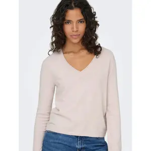 Women's V-neck sweater Only Loyal image-4