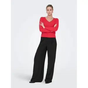 Women's V-neck sweater Only Loyal image-1