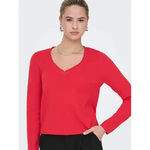 Women's V-neck sweater Only Loyal image-4