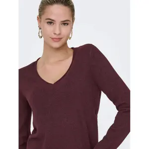 Women's V-neck sweater Only Loyal image-4