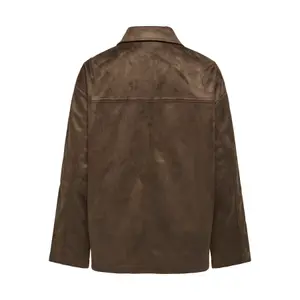 Suede jacket for women Only Carolina image-4