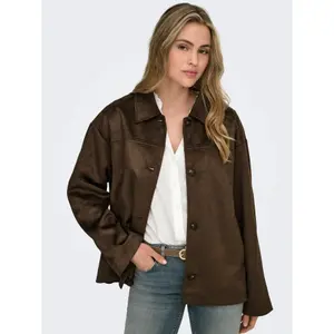 Suede jacket for women Only Carolina image-3