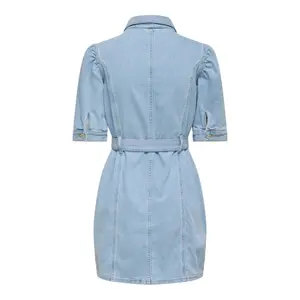 Robe chemise en jean femme Only Vibbe image-4