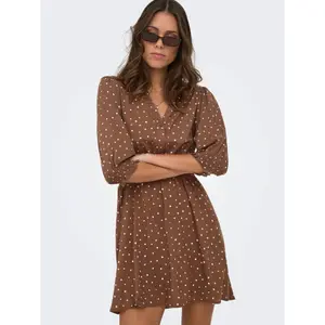 3/4 Sleeve Shirt Dress Women Only Raya image-1