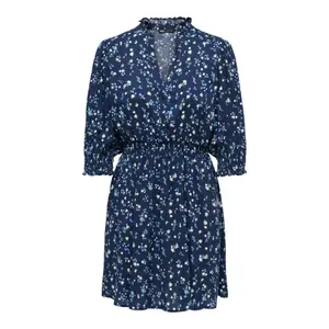 3/4 Sleeve Shirt Dress Women Only Raya image-0
