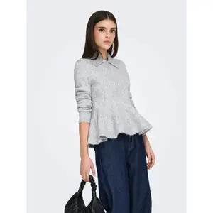 Women's Polo Collar Knit Top Only Sofia image-3