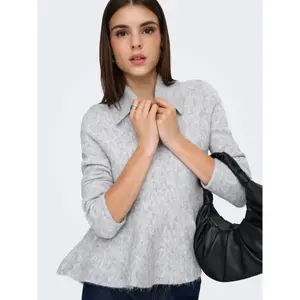 Women's Polo Collar Knit Top Only Sofia image-1