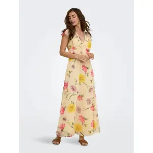 Long ruffled dress for women Only Valda image-2