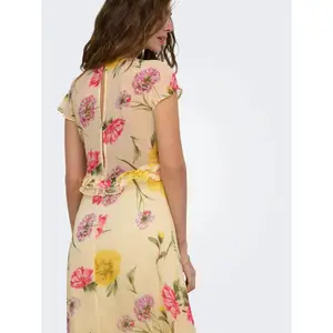 Long ruffled dress for women Only Valda image-6