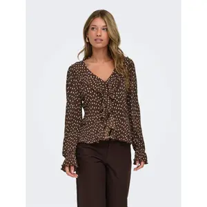 Long sleeve blouse for women Only Kafie image-1