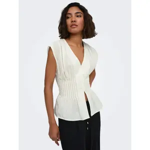 Sleeveless blouse for women Only Mila image-3