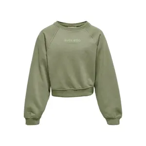 Sweatshirt round neck girl Only kids konbella life image-0