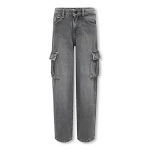 Girl's denim cargo pants Only kids Kogharmony Azg414 image-0