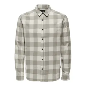 Chemise manches longues Only & Sons Gudmund Checked image-0