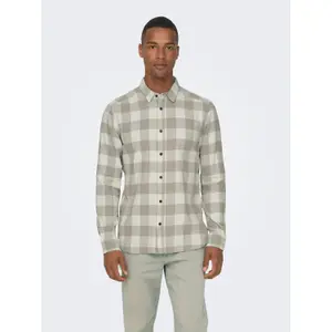 Chemise manches longues Only & Sons Gudmund Checked image-2
