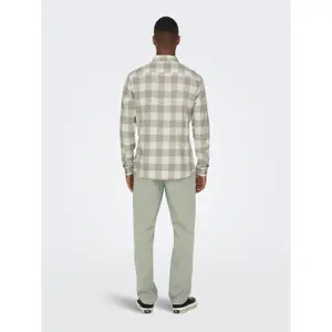 Chemise manches longues Only & Sons Gudmund Checked image-5