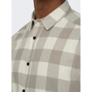 Chemise manches longues Only & Sons Gudmund Checked image-6