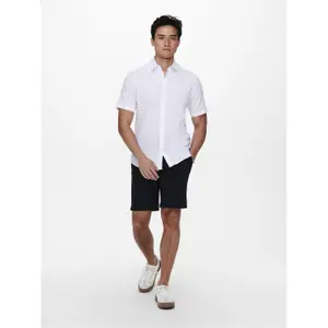 Camisa de lino liso Only & Sons Caiden image-1