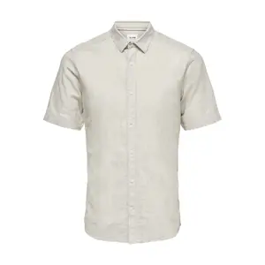 Camisa de lino liso Only & Sons Caiden image-0