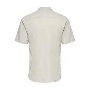 Camisa de lino liso Only & Sons Caiden image-4