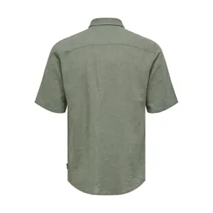 Camisa Only & Sons Caiden Solid Linen image-4