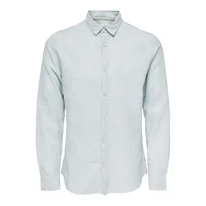Camisa de manga larga Only & Sons Caiden Solid Linen image-0