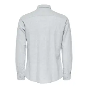 Camisa de manga larga Only & Sons Caiden Solid Linen image-4