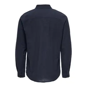 Camisa de manga larga Only & Sons Caiden Solid Linen image-4