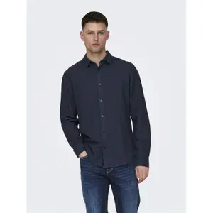 Camisa de manga larga Only & Sons Caiden Solid Linen image-2