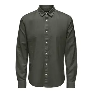 Langarmhemd aus Leinen Only & Sons Caiden Life 4647265 image-0