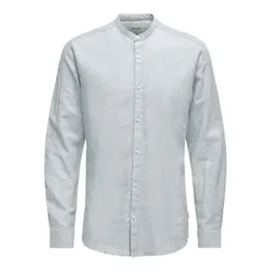 Langarmhemd aus Leinen Only & Sons Caiden Life image-0