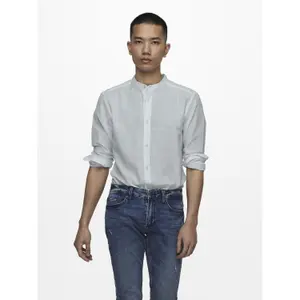 Langarmhemd aus Leinen Only & Sons Caiden Life image-1