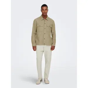 Sobrecamisa de lino Only & Sons Kennet image-2