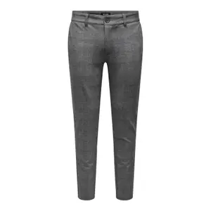 Pantalon chino slim Only & Sons Mark check image-0