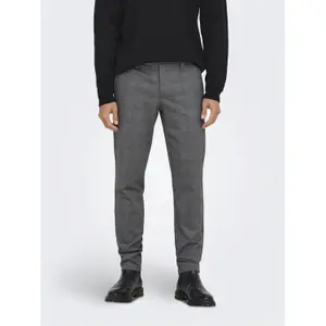 Pantalon chino slim Only & Sons Mark check image-2