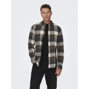 Sobrecamisa de cuadros Only & Sons Gudmund image-1